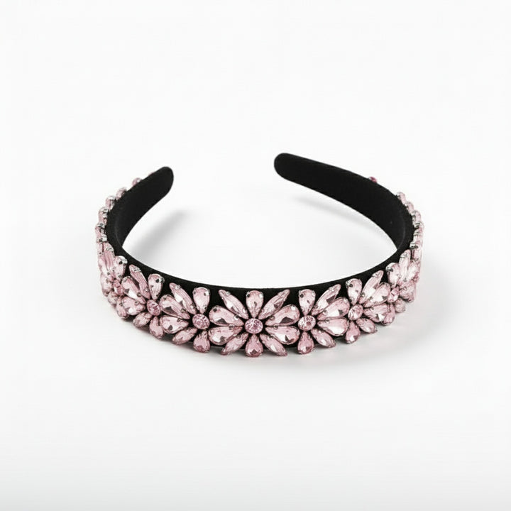 Flora Multi Colored Crystal Hair Band