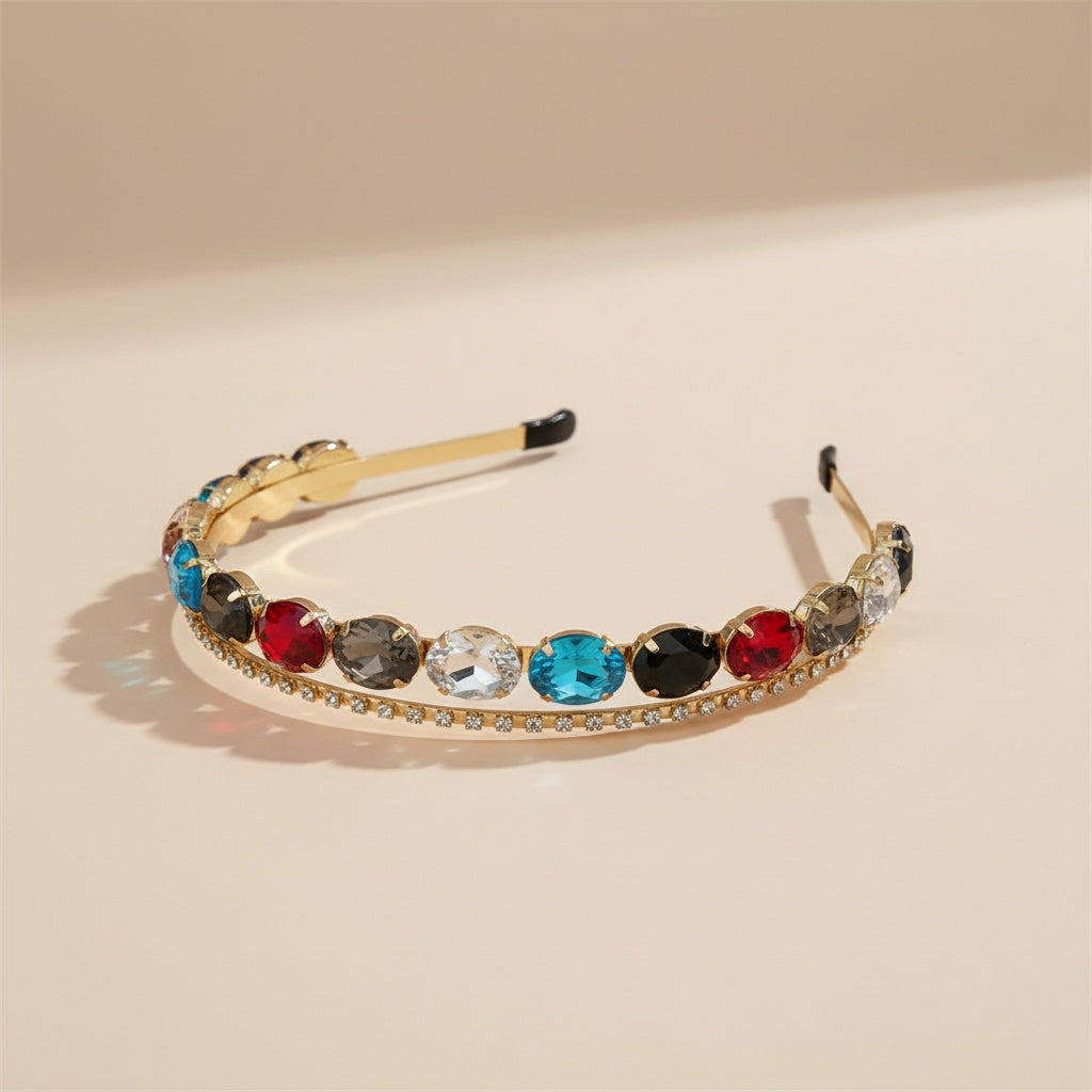 Twinkle Dual Layered Crystal Hairband