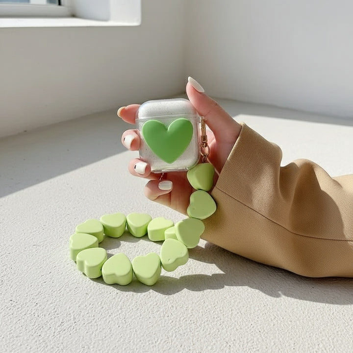 Clear HeartPop Airpod Case