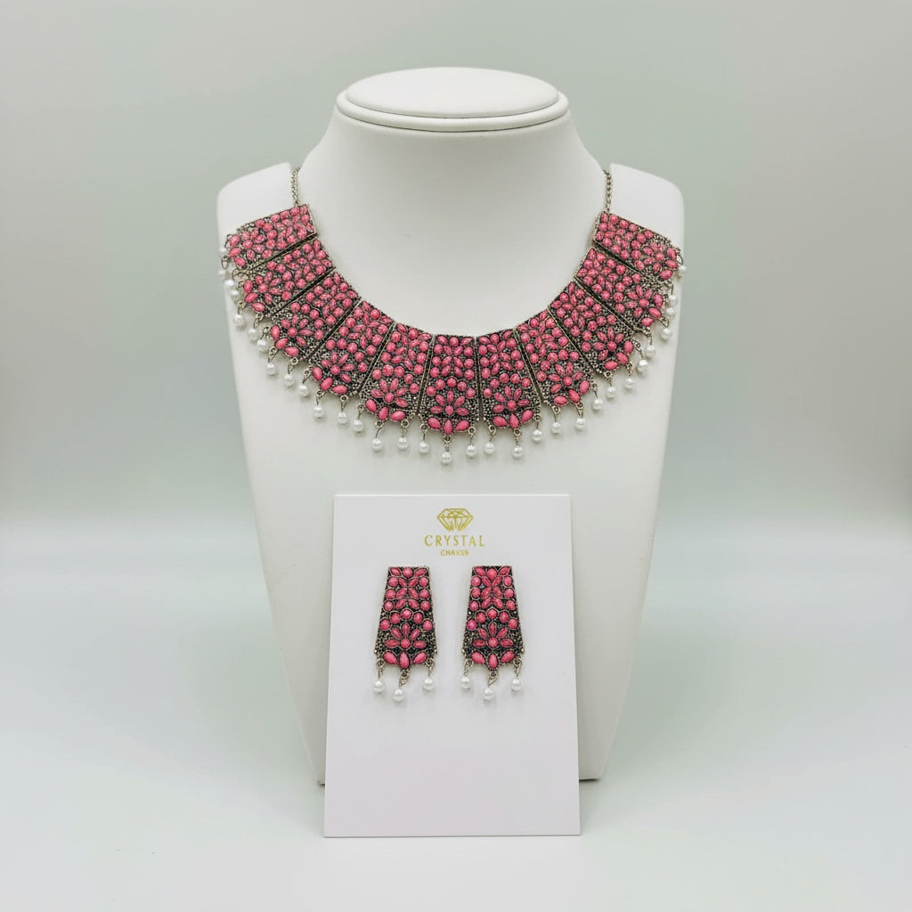 Meenakari Pearl Necklace Sets