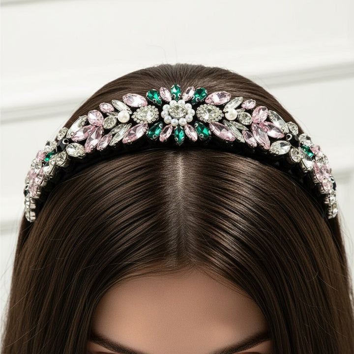 Midnight Sparkle Crystal Hair Band