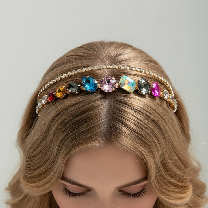 Twinkle Dual Layered Crystal Hairband