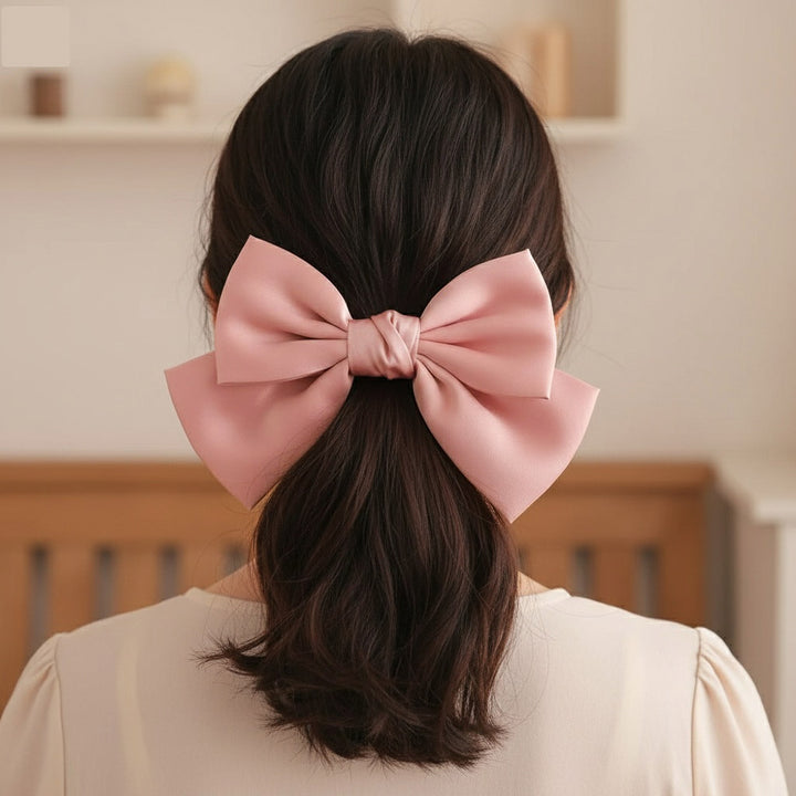 Oversized Satin Ribbon Elastic Band
