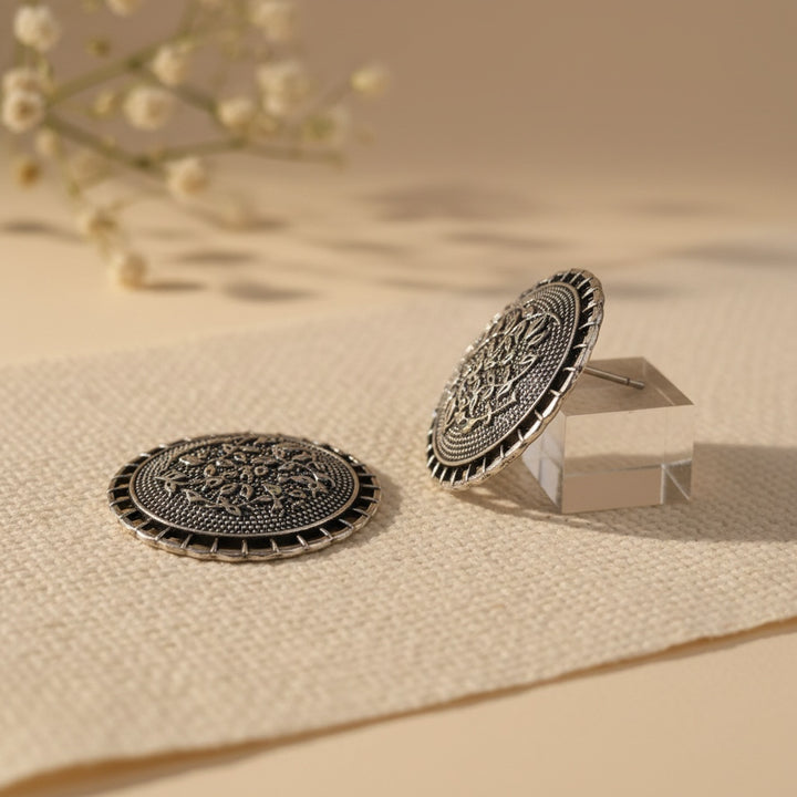 Light Weight Silver Stud Earrings