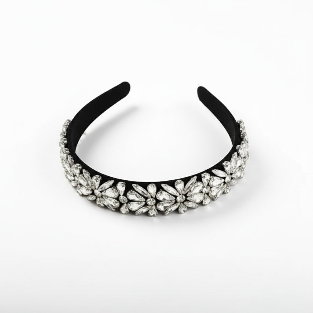 Flora Multi Colored Crystal Hair Band