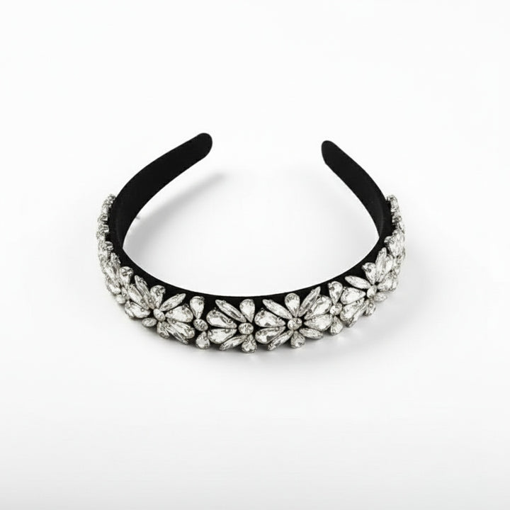 Flora Multi Colored Crystal Hair Band