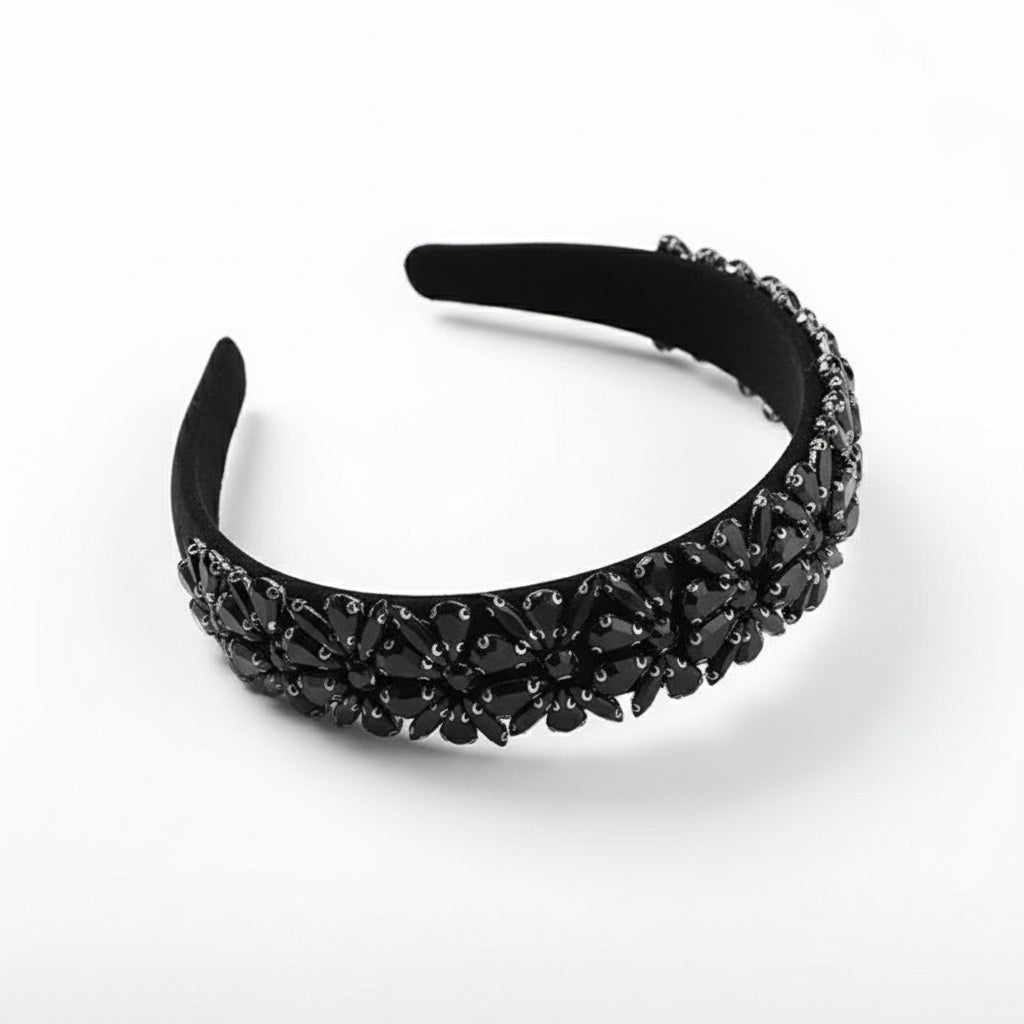 Flora Multi Colored Crystal Hair Band