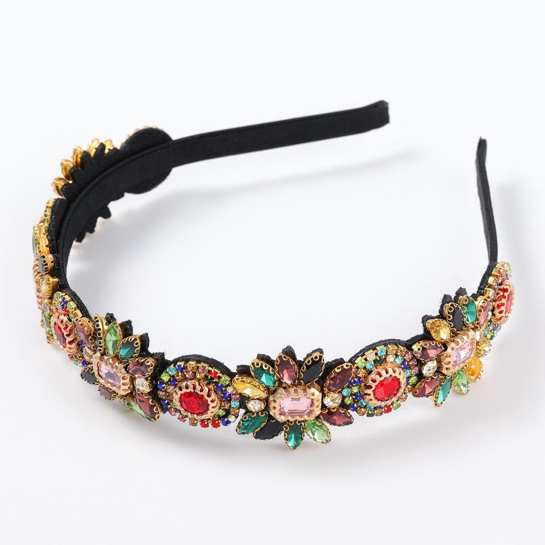 Peonies Crystal Hair Band