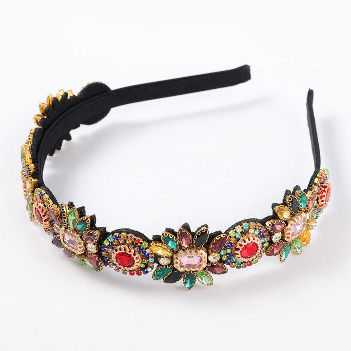 Peonies Crystal Hair Band