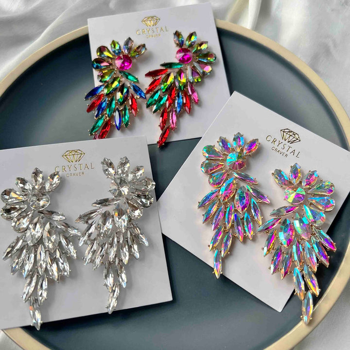 Vintage Vibes Crystal Earrings