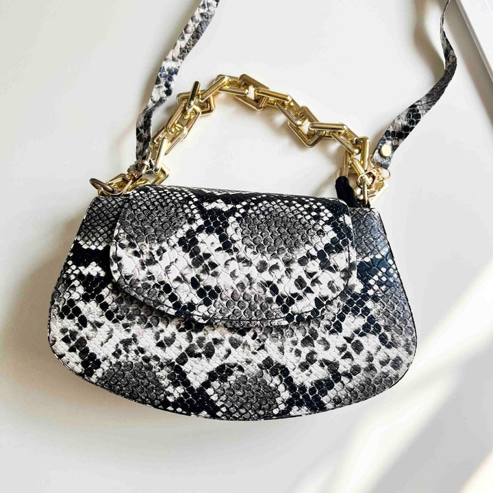 Retro Snake Print Bag