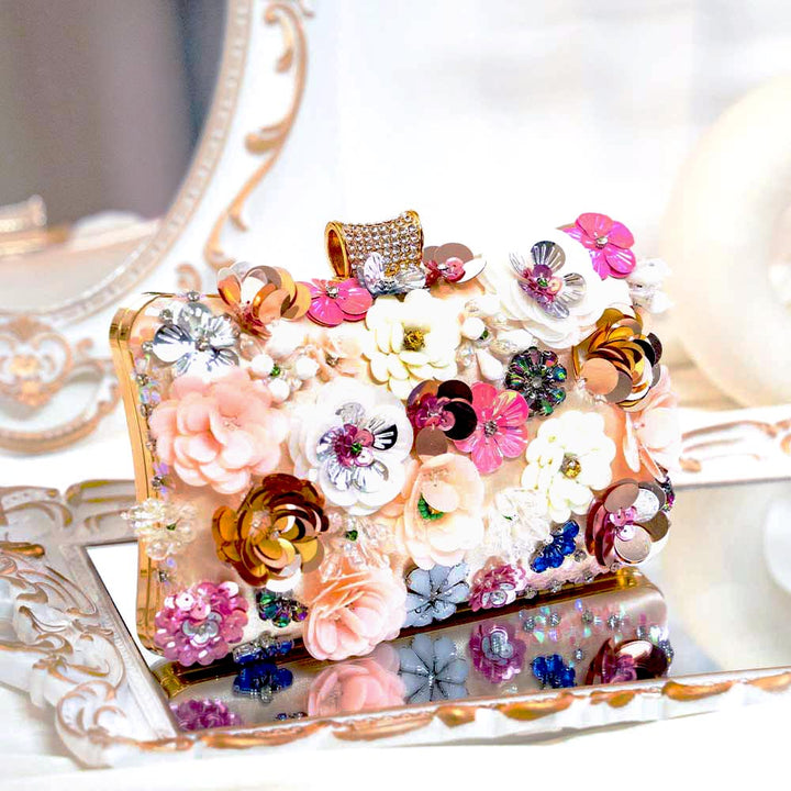 Floral Fantasy Clutch Bag