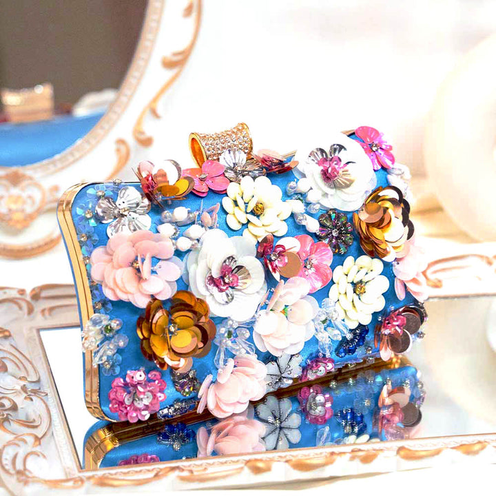 Floral Fantasy Clutch Bag
