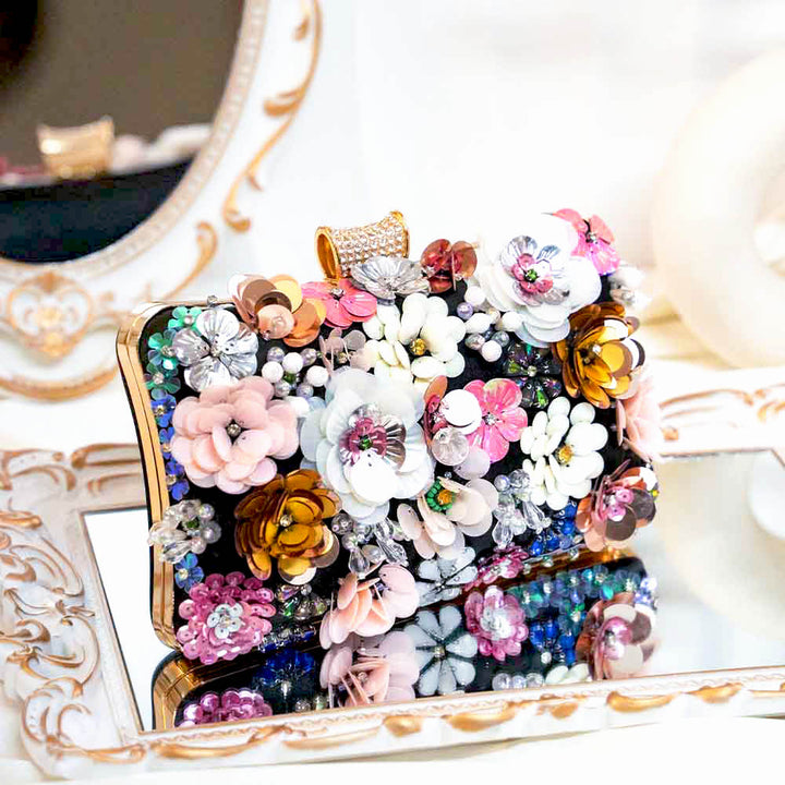 Floral Fantasy Clutch Bag