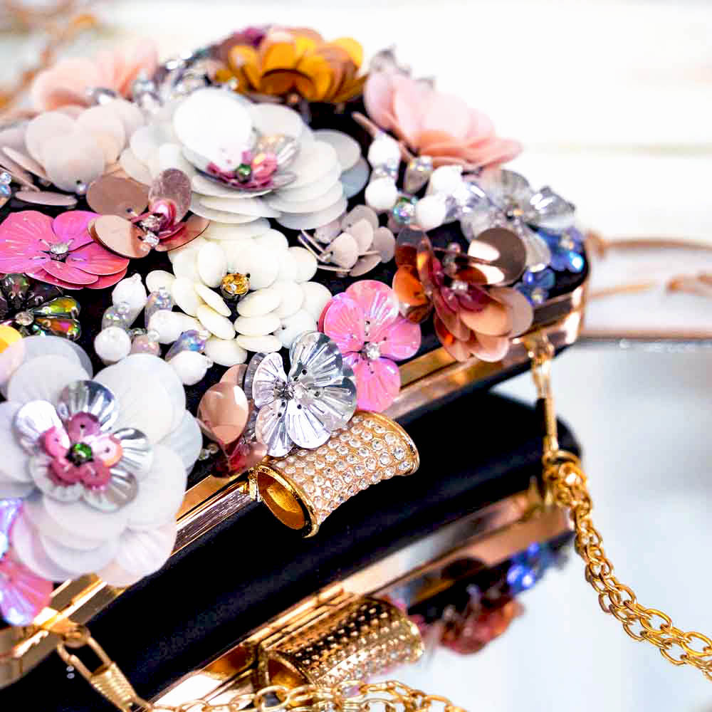 Floral Fantasy Clutch Bag
