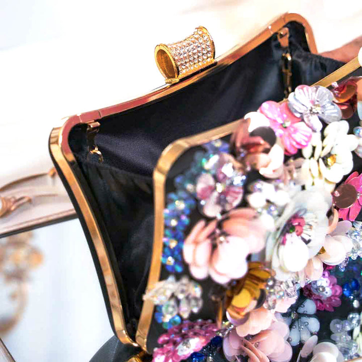 Floral Fantasy Clutch Bag
