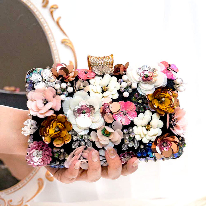 Floral Fantasy Clutch Bag