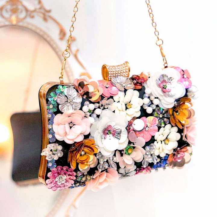 Floral Fantasy Clutch Bag