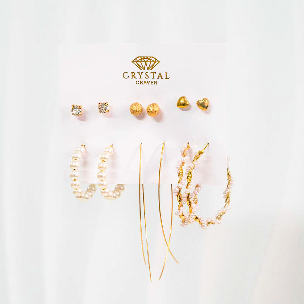 Classy Girl Earring Set Of 6