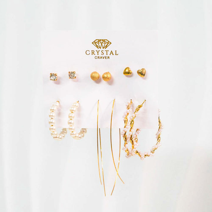 Classy Girl Earring Set Of 6