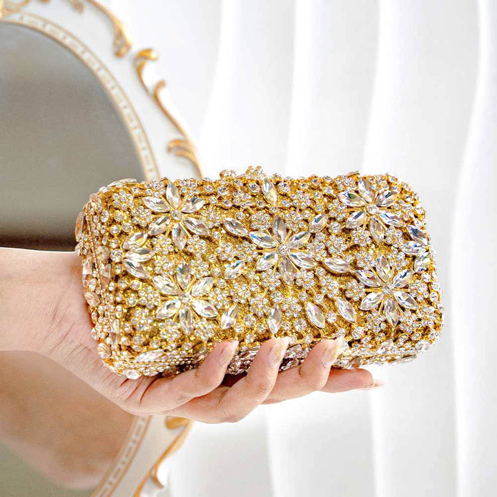 Chandelier Crystal Clutch Bag