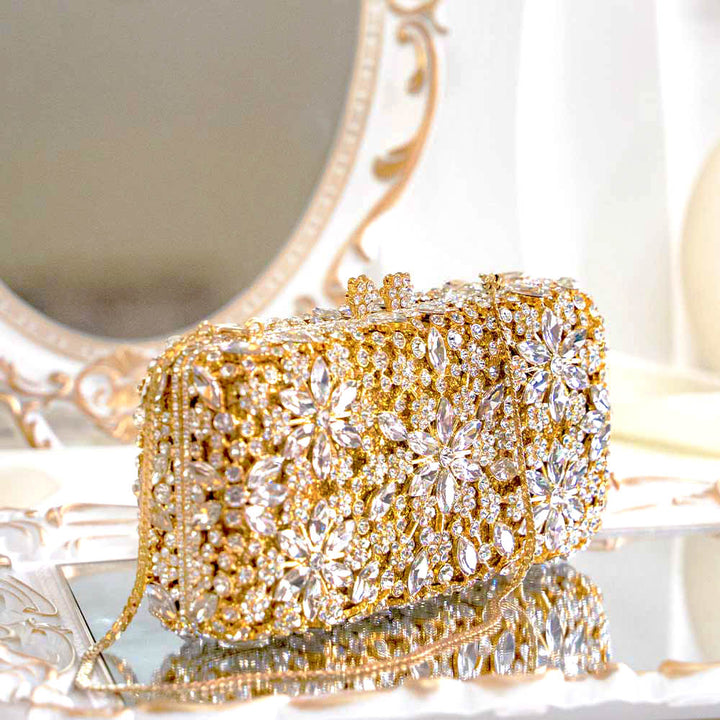 Chandelier Crystal Clutch Bag