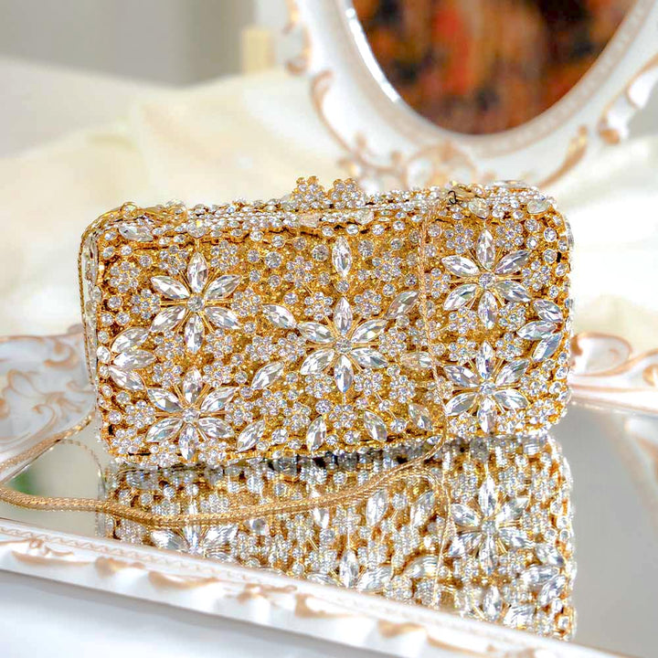 Chandelier Crystal Clutch Bag