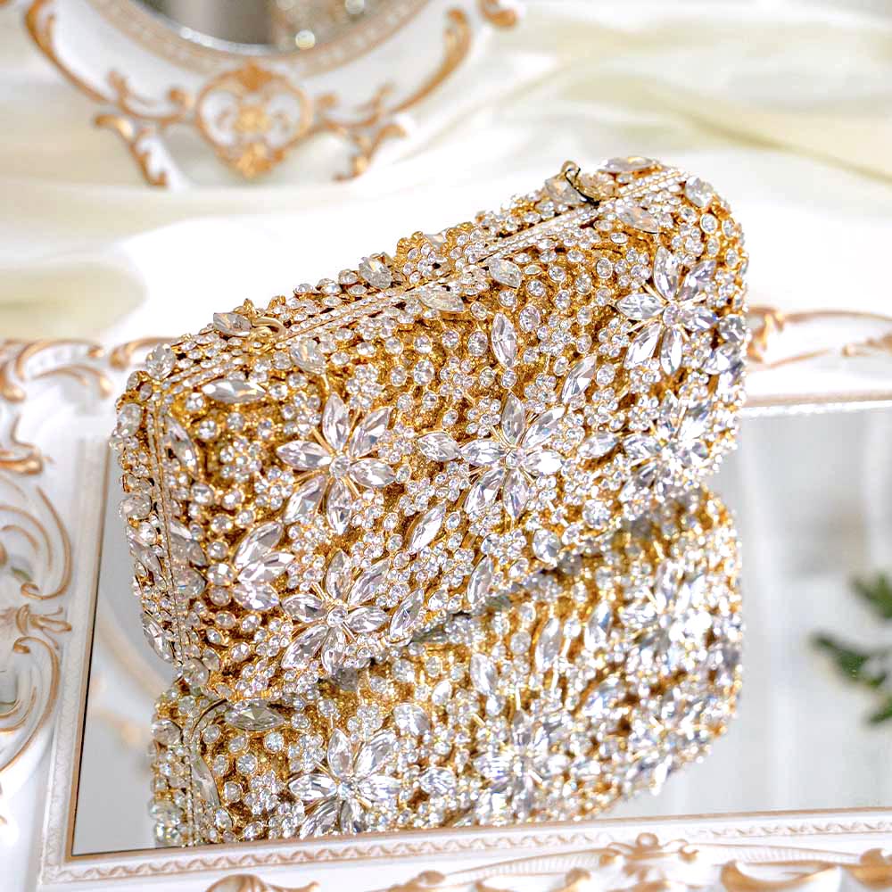 Chandelier Crystal Clutch Bag