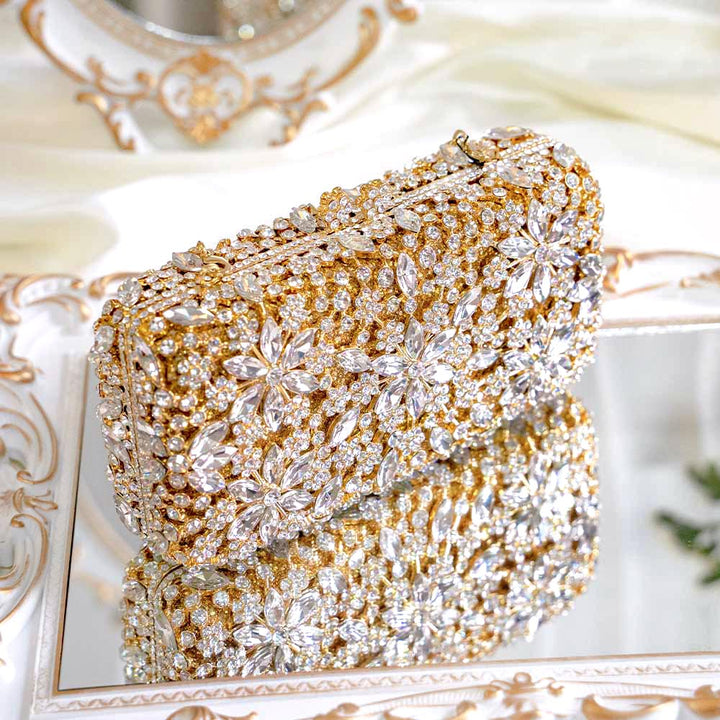 Chandelier Crystal Clutch Bag