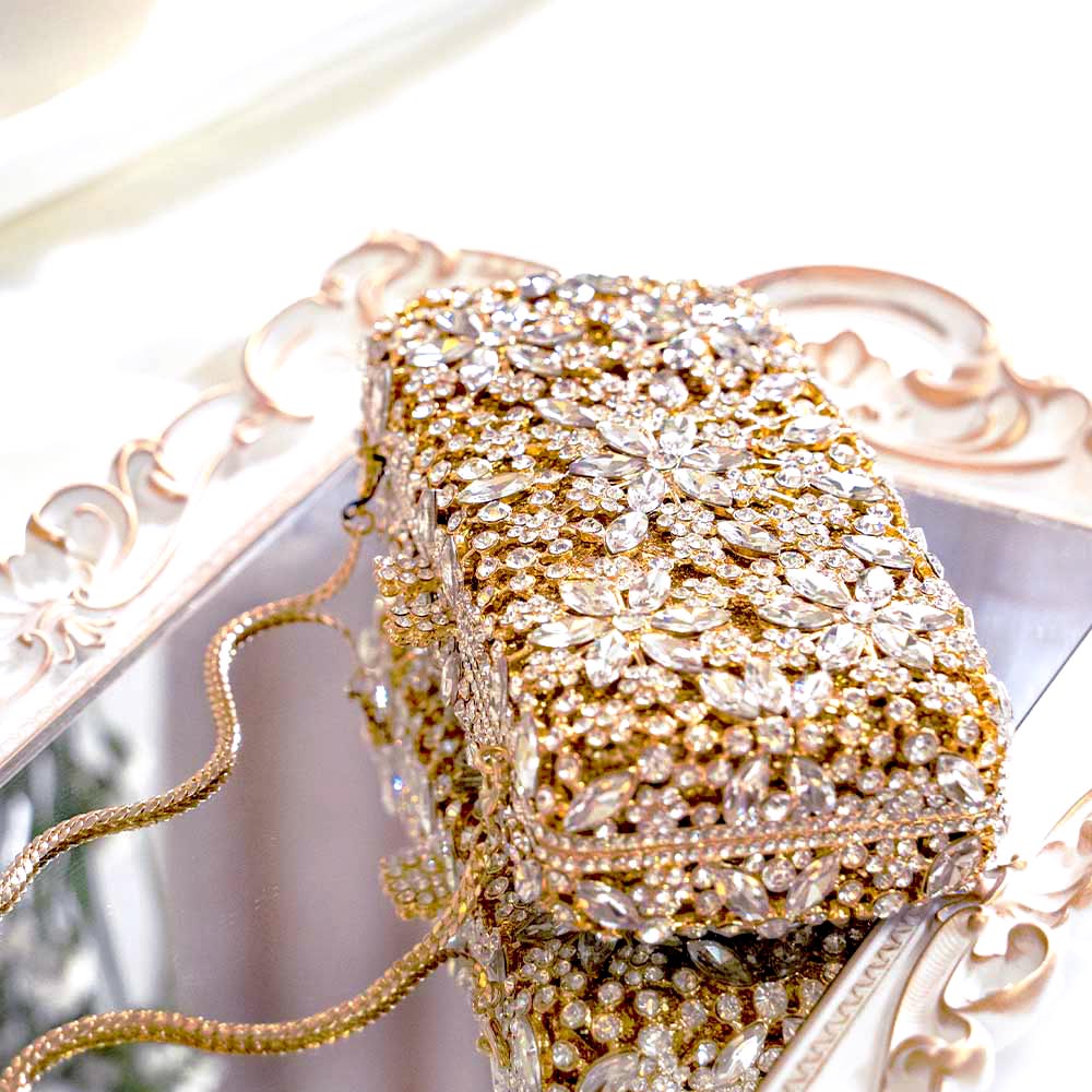 Chandelier Crystal Clutch Bag
