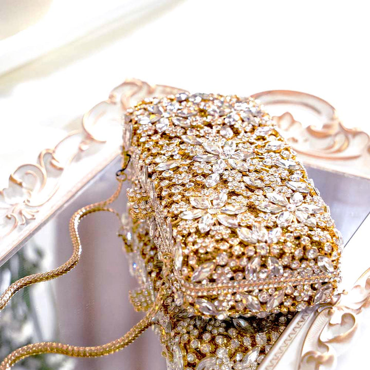Chandelier Crystal Clutch Bag