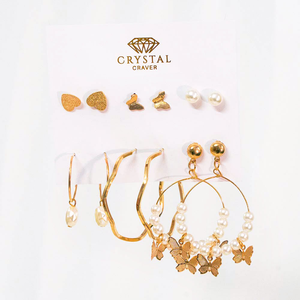 Prom Feels 6 Pairs Earring Set