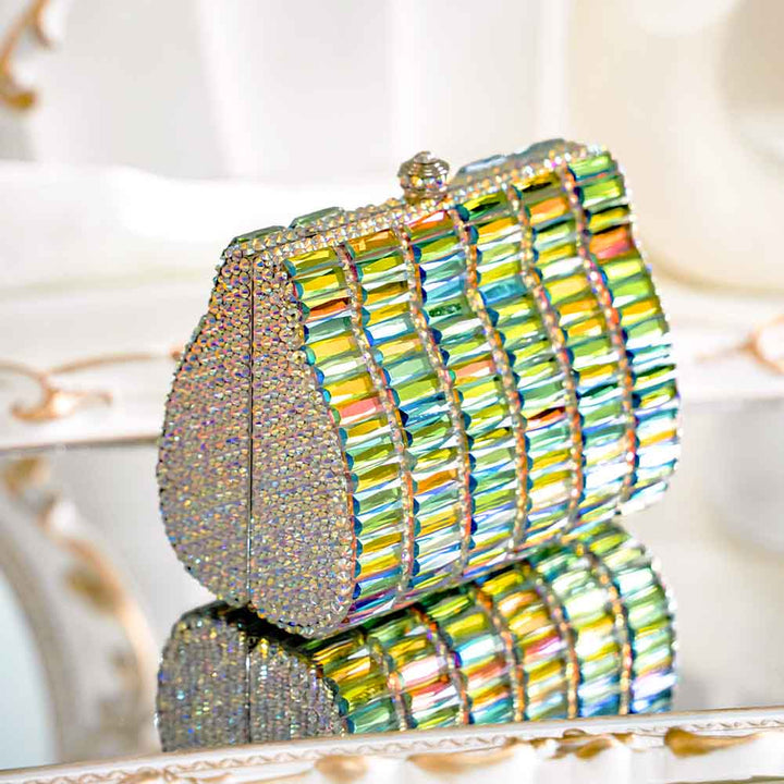 Chromalusion Crystal Clutch Bag