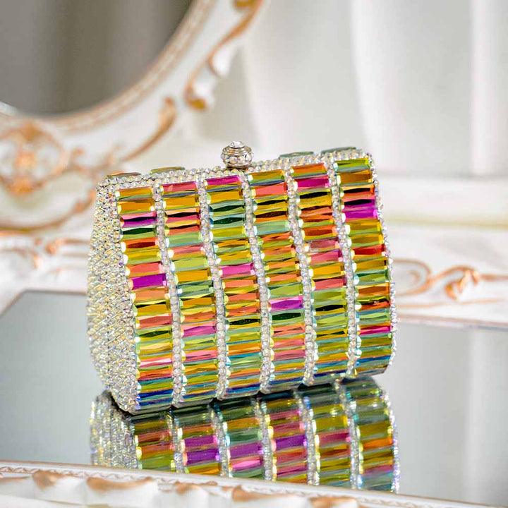 Chromalusion Crystal Clutch Bag
