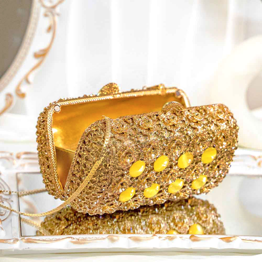 Empress Crystal Clutch Bag