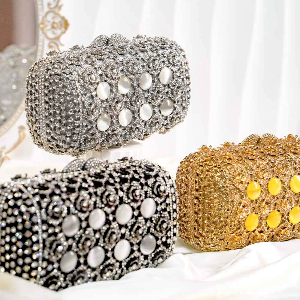 Empress Crystal Clutch Bag