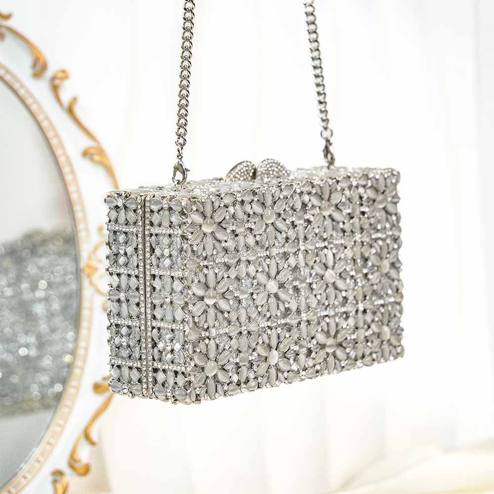 Dream Dazzle Crystal Clutch Bag
