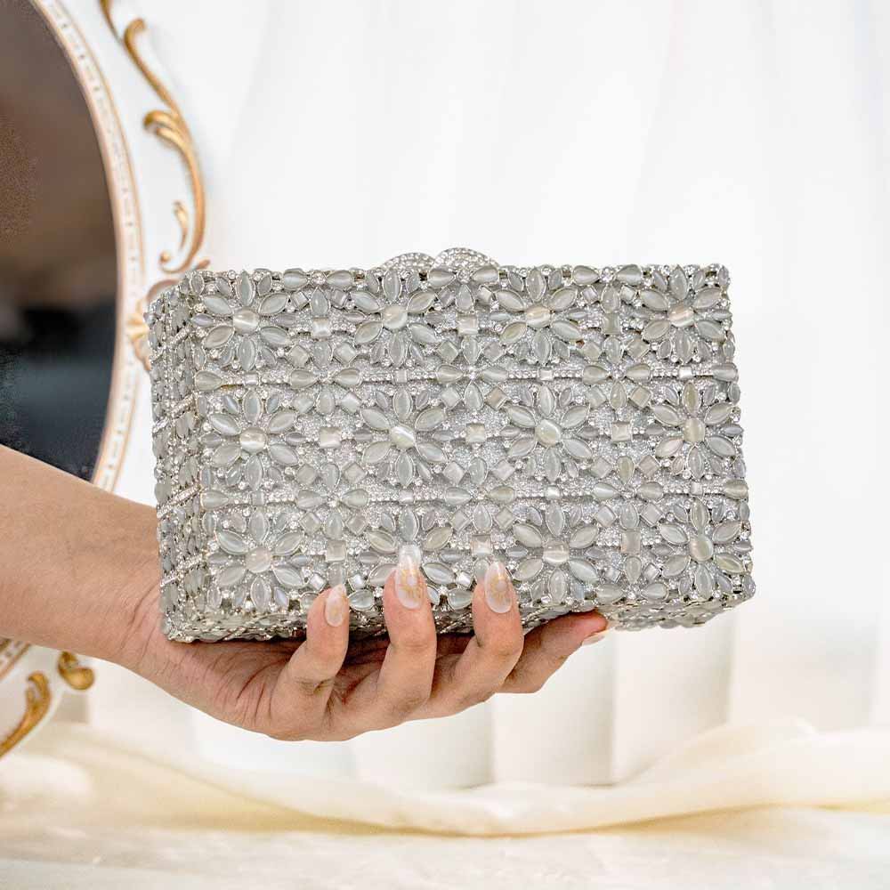 Dream Dazzle Crystal Clutch Bag