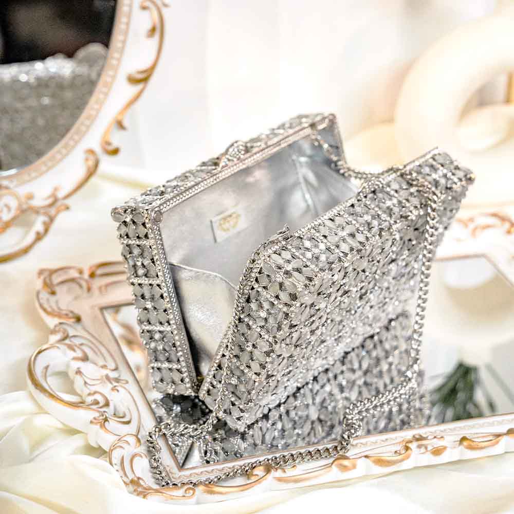 Dream Dazzle Crystal Clutch Bag