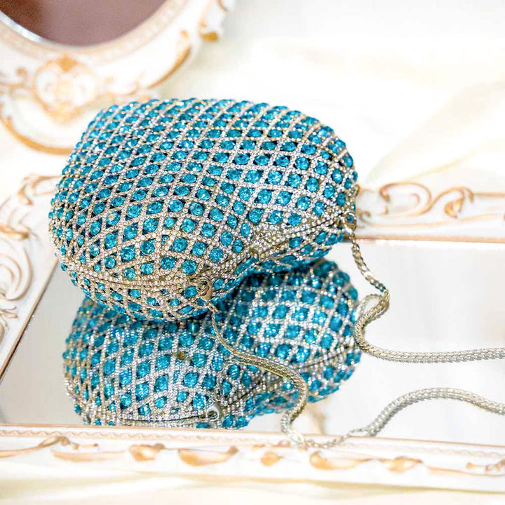 Grand Glitz Crystal Clutch Bag