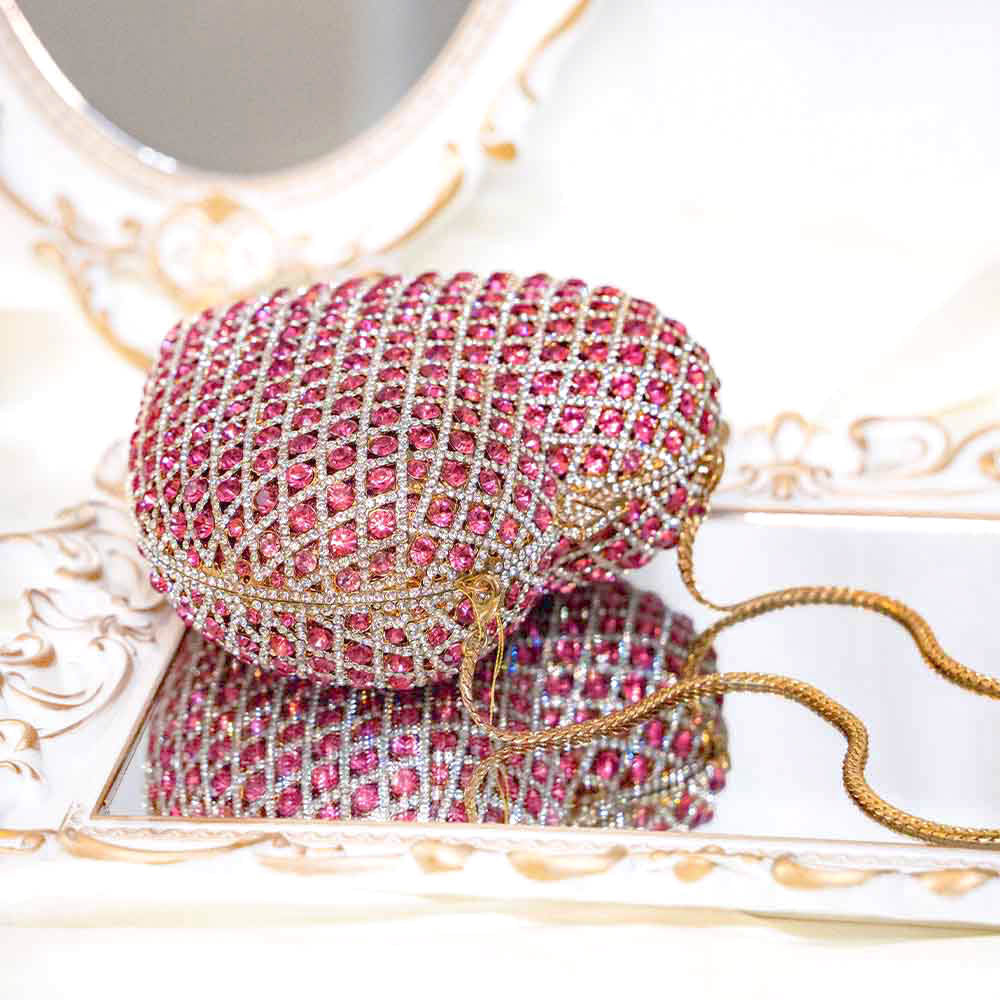 Grand Glitz Crystal Clutch Bag