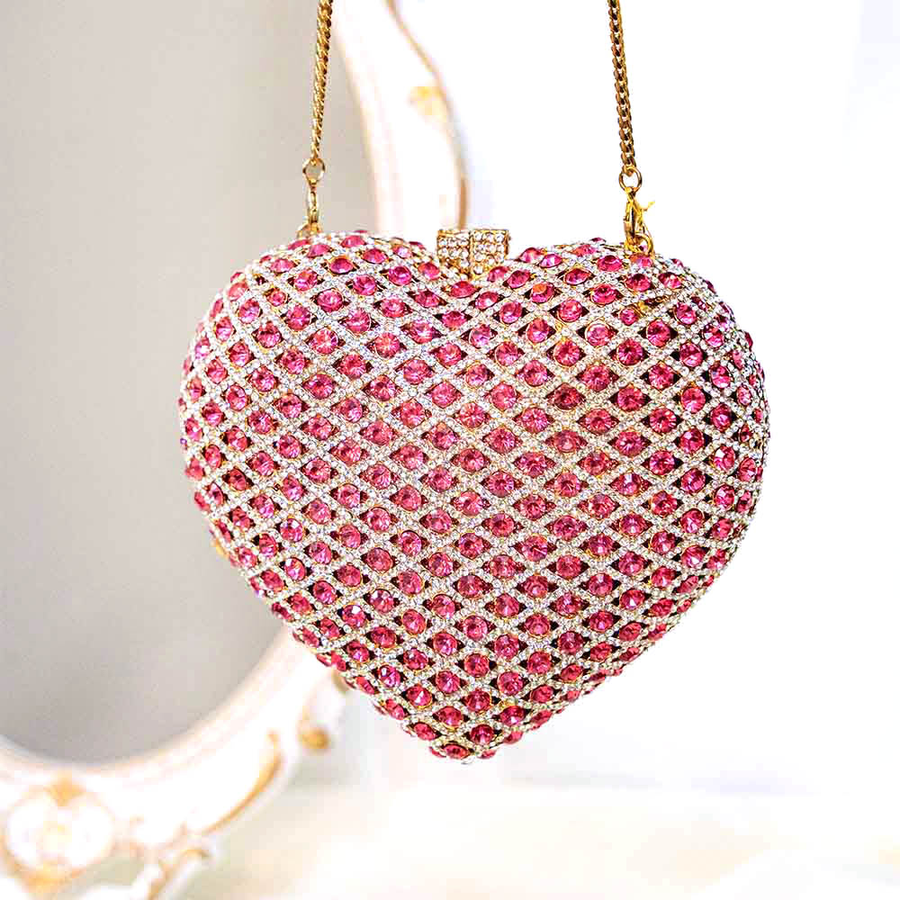 Grand Glitz Crystal Clutch Bag