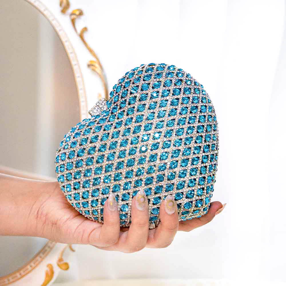 Grand Glitz Crystal Clutch Bag