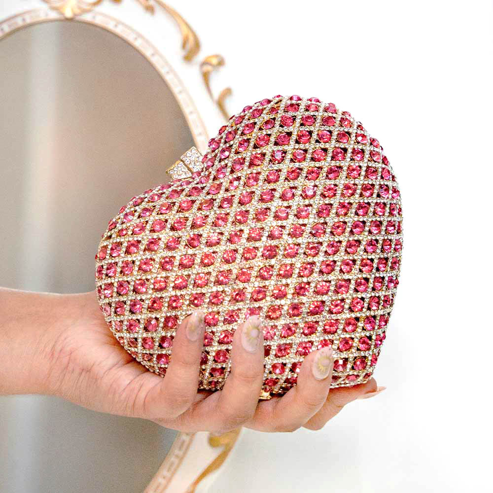 Grand Glitz Crystal Clutch Bag