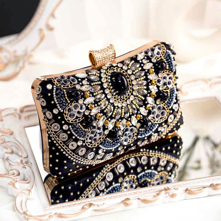 Classic Black Clutch Bag