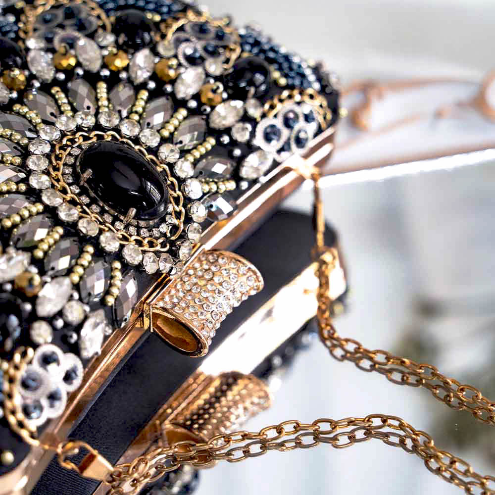 Classic Black Clutch Bag