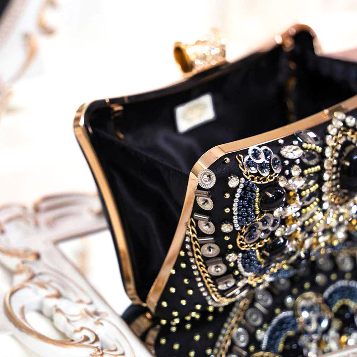 Classic Black Clutch Bag