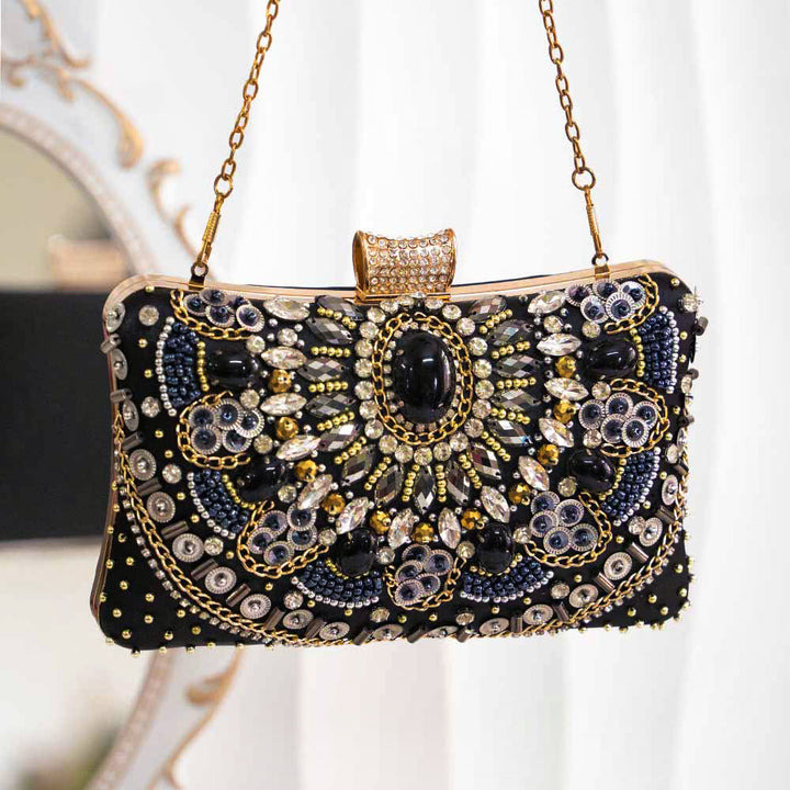 Classic Black Clutch Bag