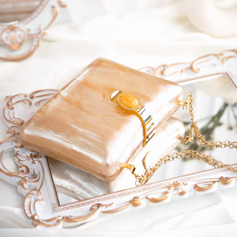 Dash Of Splash Acrylic Clutch Bag