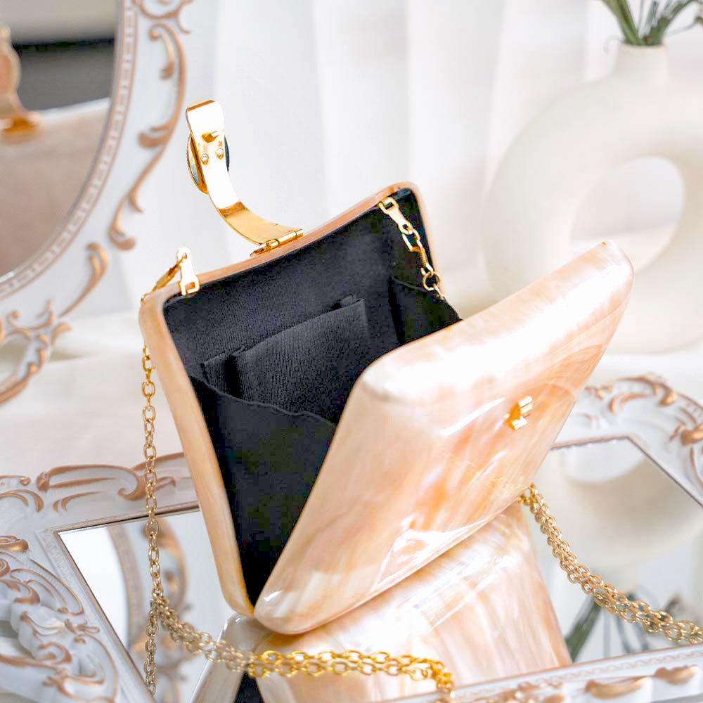 Dash Of Splash Acrylic Clutch Bag